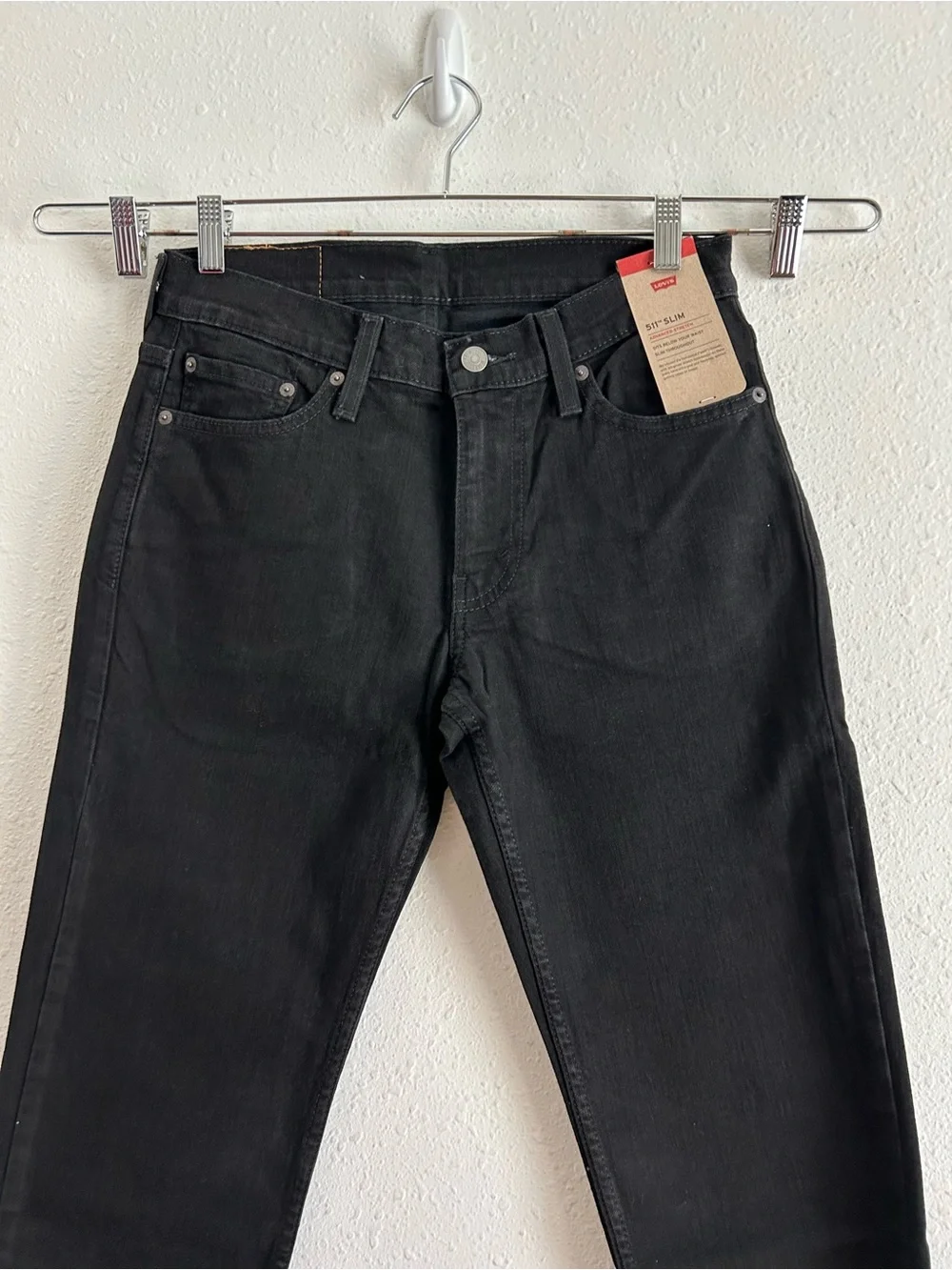 Levi's 511 Slim Jeans Men's Size 30x32 Black Denim Stretch Classic